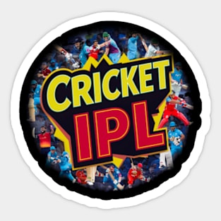 Cricket IPL Sticker